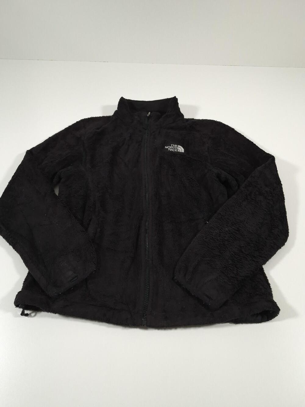 The North Face Fleece Jacket Womens Medium Black Full Zip Soft Plush Warm Cozy